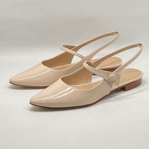 Manolo Blahnik Didion Patent Leather Flats size 39 - Picture 1 of 11